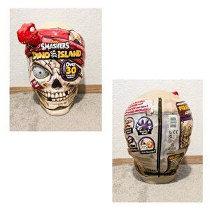 ZURU Smashers Dino Island Skull Playset – Over 30 Surprises, New